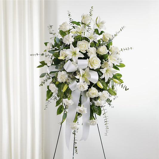 With Care Standing Spray –  Henderson Florist, Lebanon TN