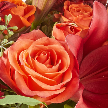 Crimson Leaves Bouquet –  Henderson Florist, Lebanon TN