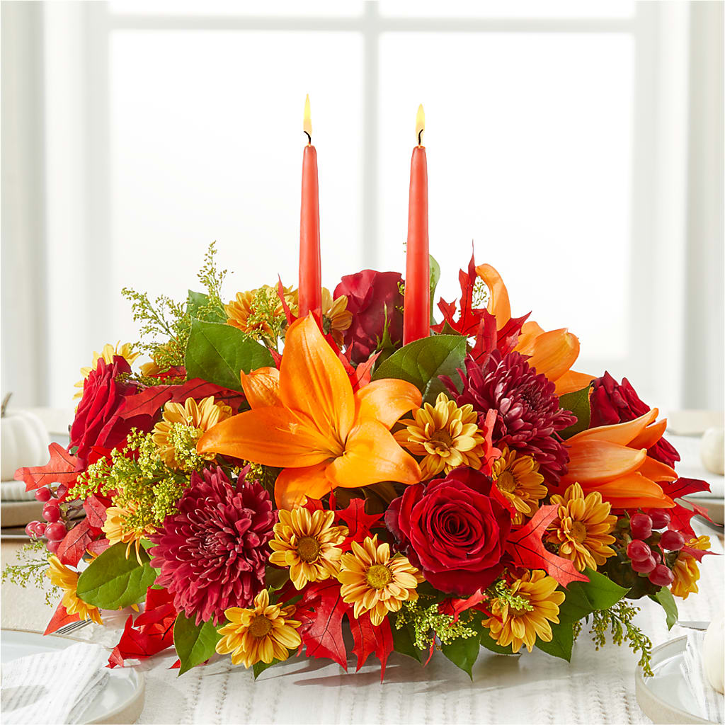 Autumn's Embrace Centerpiece –  Henderson Florist, Lebanon TN