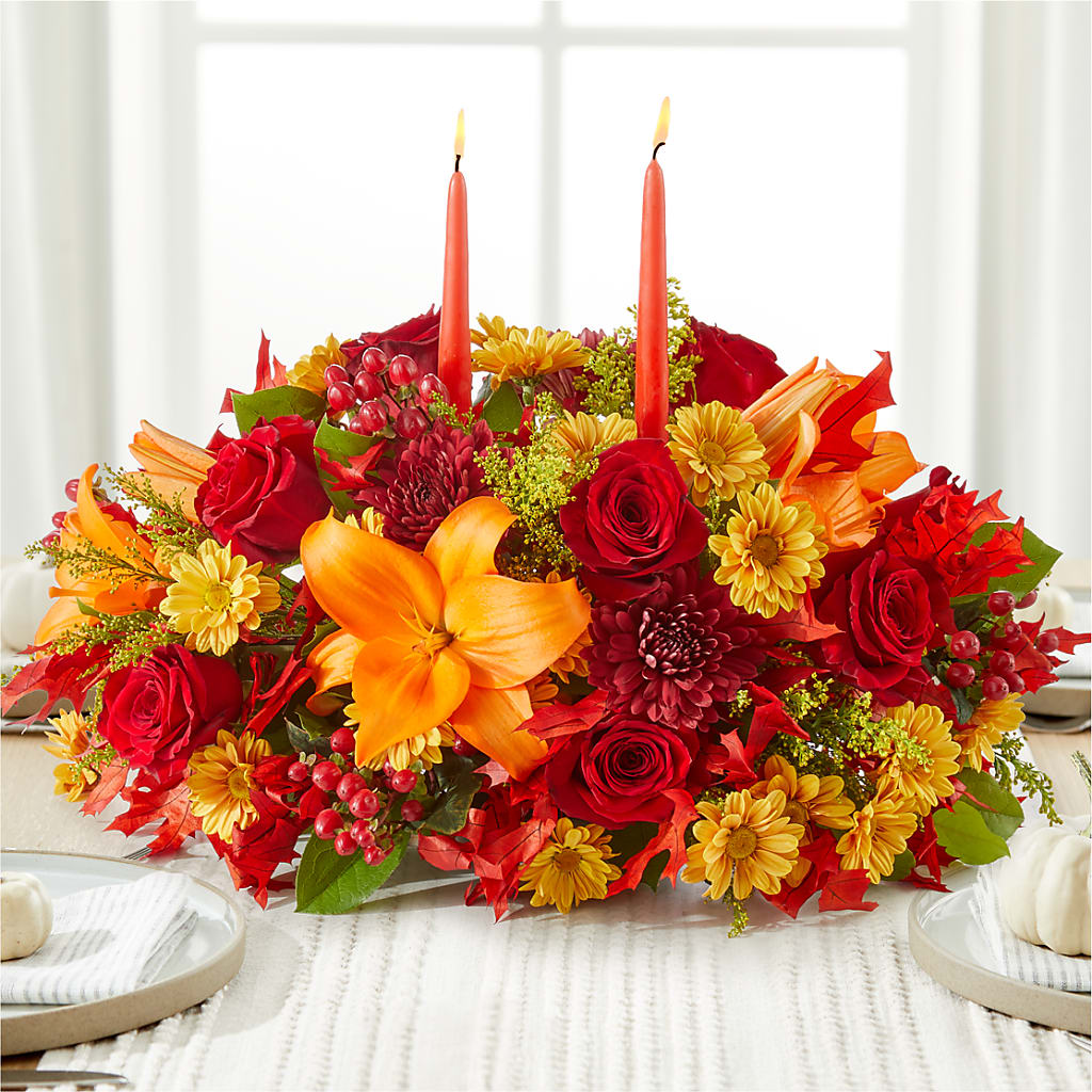 Autumn's Embrace Centerpiece –  Henderson Florist, Lebanon TN