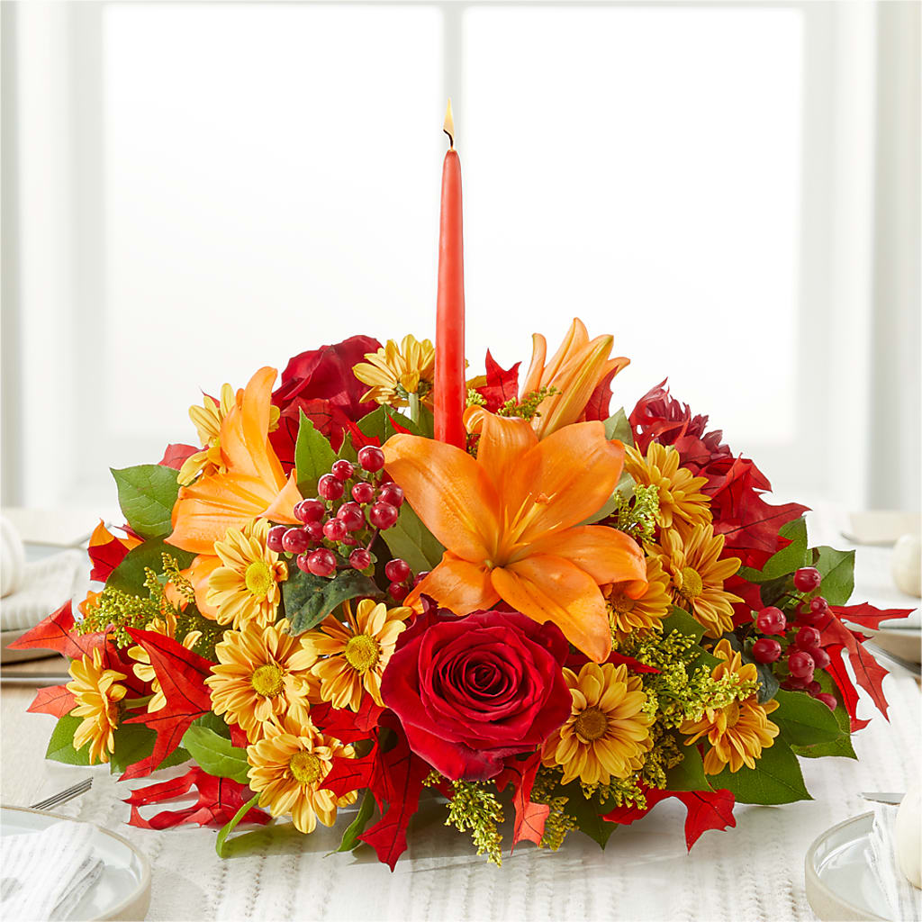 Autumn's Embrace Centerpiece –  Henderson Florist, Lebanon TN