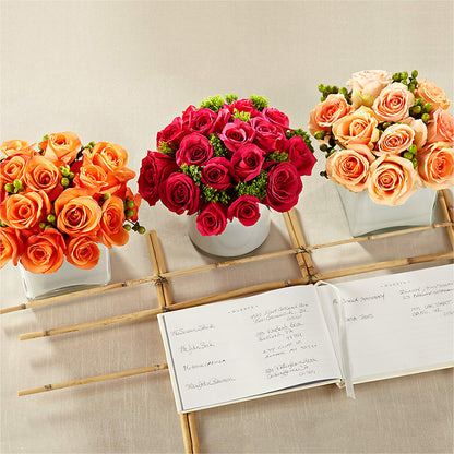 Dawn Rose Centerpiece –  Henderson Florist, Lebanon TN
