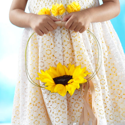 Sweet Sunshine Flower Girl Bouquet –  Henderson Florist, Lebanon TN