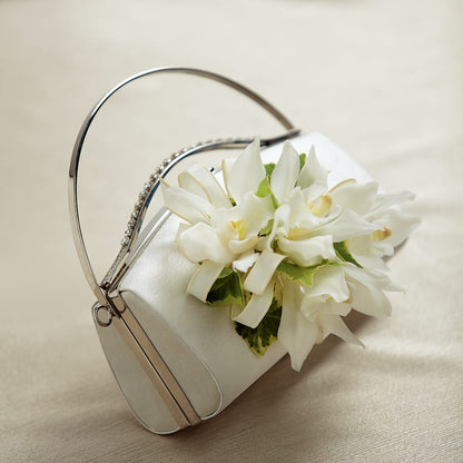 White Purse Decor –  Henderson Florist, Lebanon TN